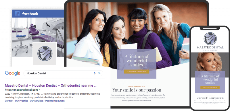 Maestro Dental Website on Multiple Devices Custom Featured Image