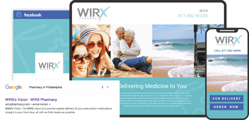WIRX Pharmacy Website on Multiple Devices Custom Featured Image